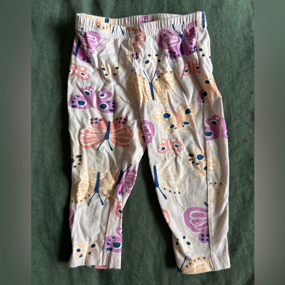 Colorful Butterfly Print Leggings